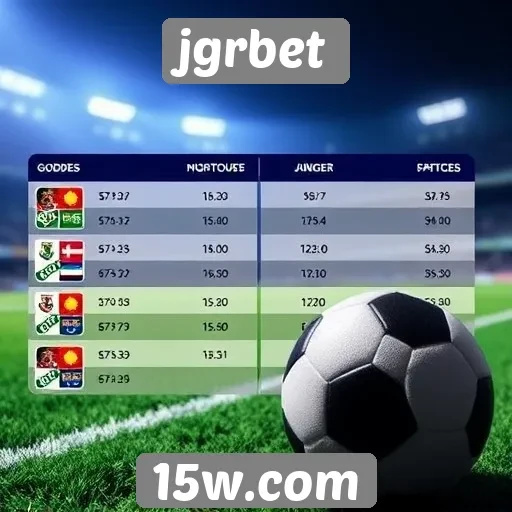 Comparação das odds oferecidas pelo jgrbet